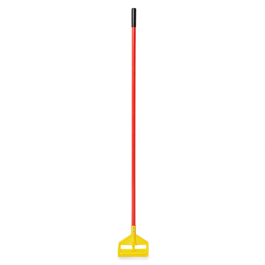 Product image #1 for Invader 60-Inch Quick-Release Fiberglass Wet Mop Handle, Red