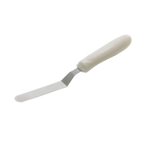 Product image #1 for Winco White Ergo Handle Offset Spatula with 3-1/2 x 3/4 Inch Stainless Steel Blade