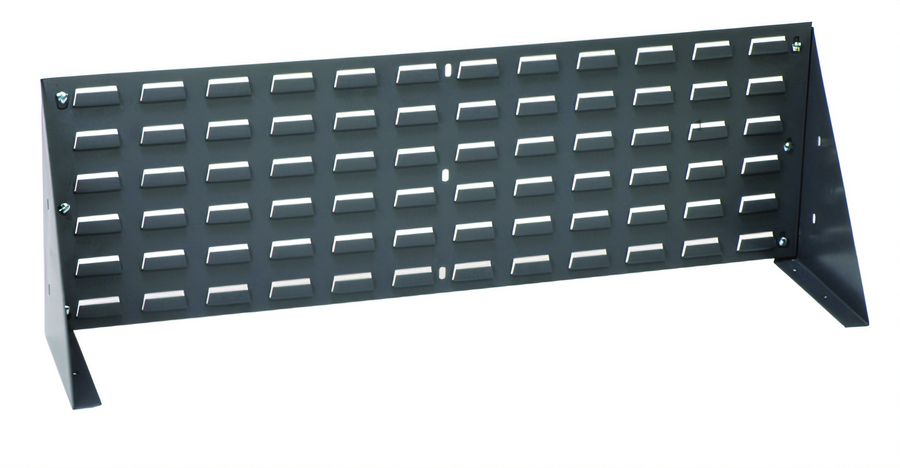 Product image #1 for Quantum 27-3/4 Inch x 8 Inch x 21 Inch Louvered Bench Rack, 16 Gauge Steel, Gray Enamel Finish