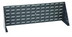Thumbnail image #1 for Quantum 27-3/4 Inch x 8 Inch x 21 Inch Louvered Bench Rack, 16 Gauge Steel, Gray Enamel Finish