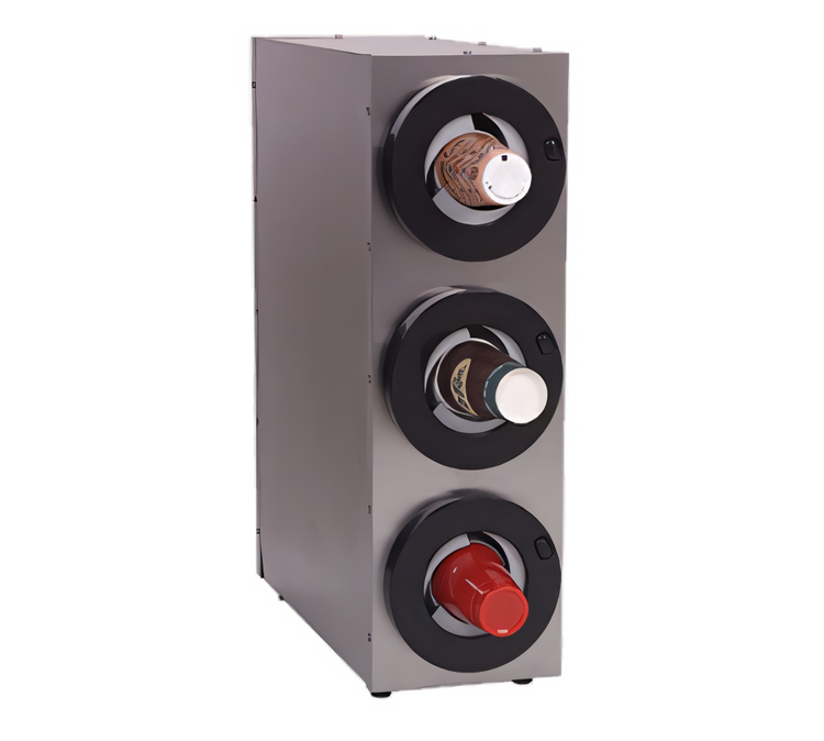 Product image #1 for Dial-A-Cup Cabinet-Style Stainless Steel Cup Dispenser for 8 oz. to 32 oz. Cups