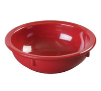 Kingline 10 oz Red Melamine Nappie Bowl, 5-1/8 Inch Diameter