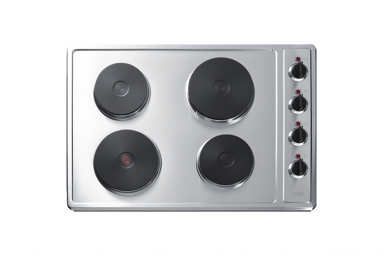 Product image #1 for Summit Commercial 30-Inch Built-In 4-Burner Electric Cooktop with Sealed Cast Iron Elements