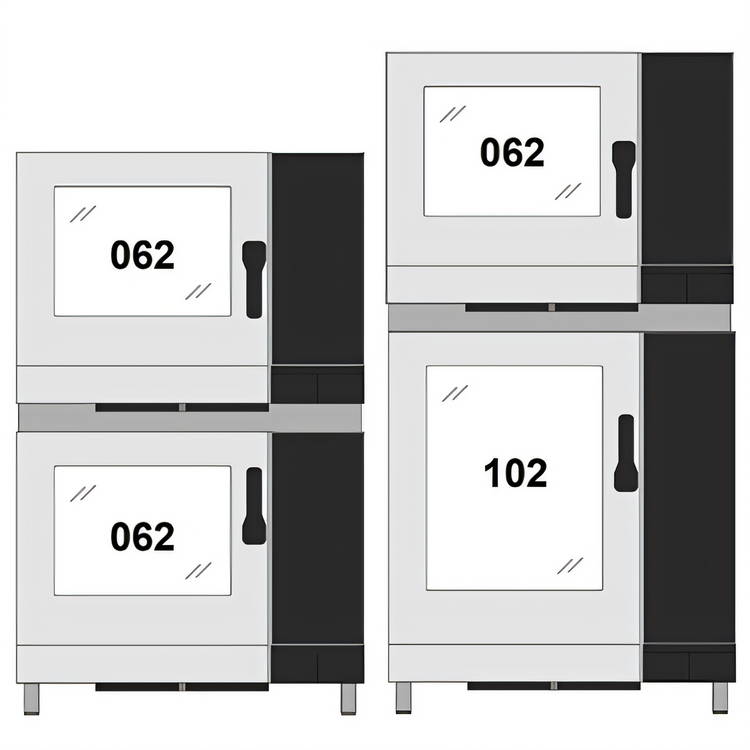 Product image #1 for Lainox Naboo Steam Cooker Stacking Kit for NAE062B, NAG062B, and NAG102B