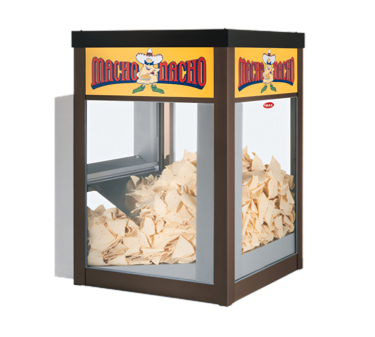 Product image #1 for Hatco Macho Nacho® 40 lb. 2-Door Chip Warmer Merchandiser, Anodized Bronze Finish