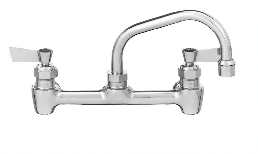 Product image #1 for Fisher 64760 Backsplash Mount Control Valve with 12-Inch Swing Spout, 8-Inch Centers
