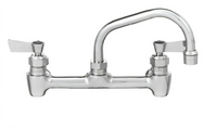 Fisher 64760 Backsplash Mount Control Valve with 12-Inch Swing Spout, 8-Inch Centers