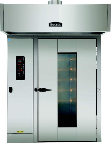 Product image #1 for Baxter CS500G1 Gas Rotating Rack Oven with Integrated Type II Hood