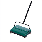 Thumbnail image #1 for Bissell Big Green Commercial BG22 Manual Carpet Sweeper, 9-Inch Cleaning Path, Single Rubber Brush, for Low-Pile Carpet and Bare Floors Case of 4
