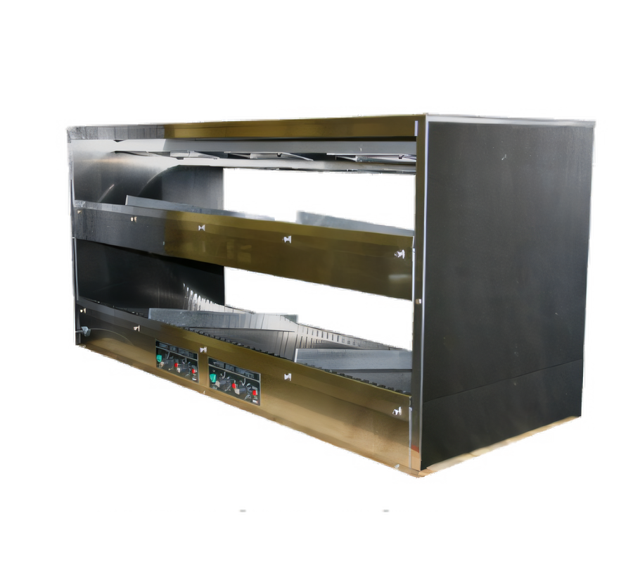 Product image #1 for BKI 2TSM-3824L 38" Countertop Pass-Through Hot Food Warmer with (2) Slanted Shelves