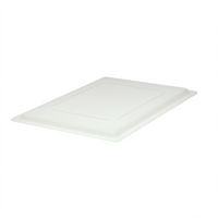 Rubbermaid Commercial White Polyethylene Lid for #3504, #3507, and #3509 Food Boxes