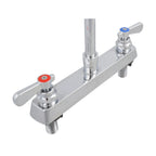 Thumbnail image #1 for BK Resources OptiFlow BKF-8DM-XX-G Commercial Deck-Mount Manual Faucet Body, 8-Inch Centers, No Spout, Lead-Free, Ceramic Valves