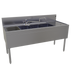 Thumbnail image #1 for Glastender Four-Compartment 24-Inch Deep Underbar Sink Unit with Right Drainboard, 60-Inch Wide