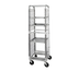 Thumbnail image #1 for Channel Manufacturing Stainless Steel End-Load Wire Pan Slide Bun Pan Rack with 5-Inch Casters, 33-Pan Capacity