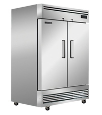 Juneau 54-Inch Two-Section Reach-In Freezer, Bottom-Mount Self-Contained, 39.4 Cu. Ft., Stainless Steel, 115V