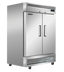 Thumbnail image #1 for Juneau 54-Inch Two-Section Reach-In Freezer, Bottom-Mount Self-Contained, 39.4 Cu. Ft., Stainless Steel, 115V