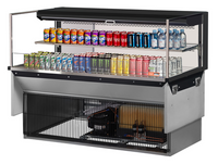 Turbo Air 60-Inch Low-Profile Drop-In Horizontal Open Refrigerated Display Case, Self-Contained, 13 Cu. Ft.