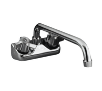 Eagle Group 1800 Series Splash-Mounted Standard Faucet with 10-Inch Spout, 4-Inch Centers