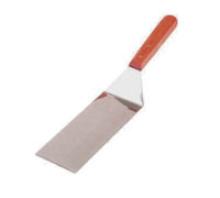 Crestware 9 x 3 Inch Square End Flexible Stainless Steel Turner with Wood Handle