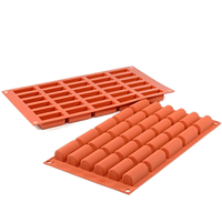 Silikomart Siliconflex Mini Buche Silicone Mold, 30 Cavities