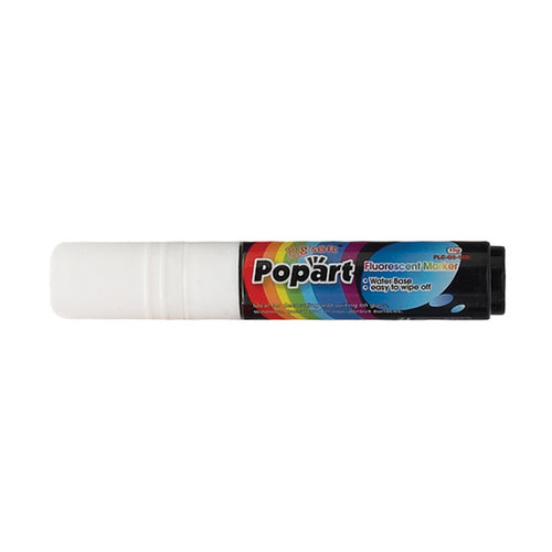 Product image #1 for Winco Deluxe Plus Neon White Chalk Marker, 15g Ink Capacity, 1/16-Inch Chisel Tip
