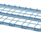 Thumbnail image #1 for Quantum 2460DSGY 60 x 24-Inch Gray Epoxy Dunnage Shelf with Removable Wire Mat, 1500 lb. Capacity