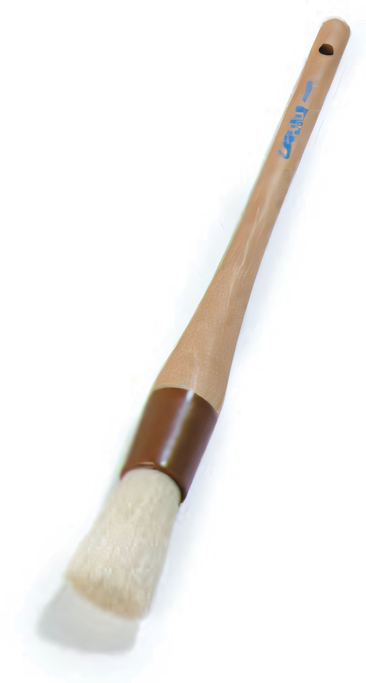 Product image #1 for Sparta® Chef Series™ 1-Inch Round Boar Basting Brush with 8-Inch Hardwood Handle