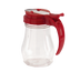 Thumbnail image #1 for Vollrath Dripcut® 7 oz Clear Polycarbonate Syrup Server with Red Plastic Top