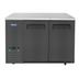 Thumbnail image #1 for 48-Inch Shallow Depth Two-Section Back Bar Cooler with Locking Solid Doors