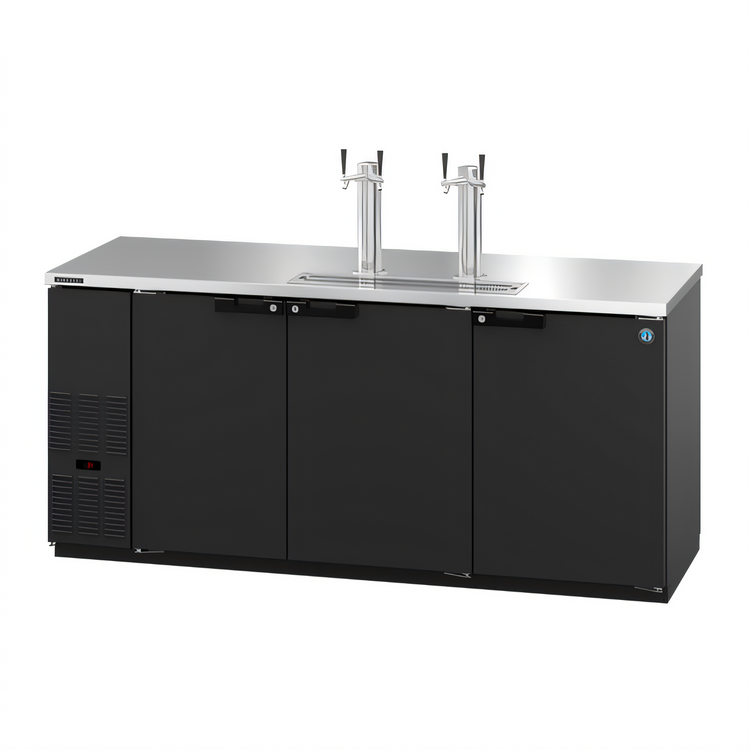 Product image #1 for Hoshizaki Three-Section Direct Draw Draft Beer Cooler, 80-Inch, 4 Half-Keg Capacity