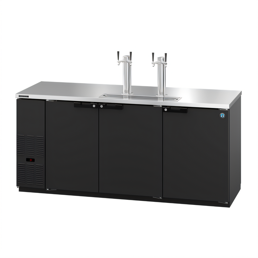 Product image #1 for Hoshizaki Three-Section Direct Draw Draft Beer Cooler, 80-Inch, 4 Half-Keg Capacity