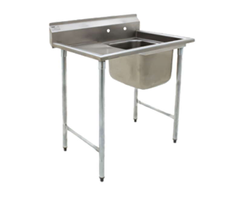 Product image #1 for Eagle Group 414 Series One-Compartment Sink with Left Drainboard, 430 Stainless Steel Top, 38-7/8 in. W x 27-1/2 in. D