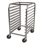 Thumbnail image #1 for Advance Tabco PR10-3W Mobile Front-Load Aluminum Sheet Pan Rack, 10 Full-Size/20 Half-Size, 3-Inch Centers