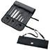 Thumbnail image #1 for Mercer Culinary 7-Pocket Heavy-Duty Knife Roll Bag with Shoulder Strap, Black