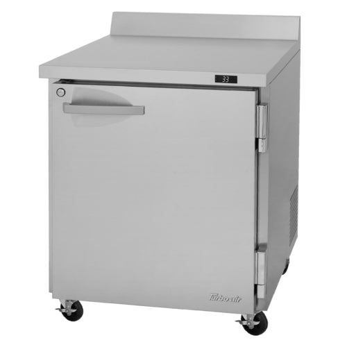Product image #1 for Turbo Air PRO Series 27-1/2-Inch One-Section Worktop Refrigerator with Solid Door, 6.8 Cu. Ft.