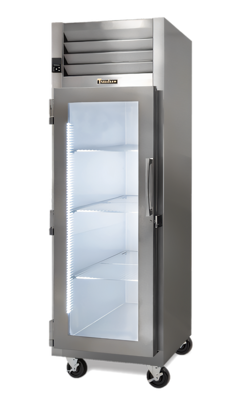 Product image #1 for Traulsen Dealer's Choice One-Section Reach-In Merchandiser Freezer, Right-Hinged Glass Door