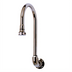 Thumbnail image #1 for T&S Brass Wall-Mount Rigid Gooseneck Spout with Rose Spray, 1/2 Inch IPS Female Inlet