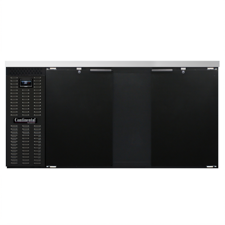 Product image #1 for Continental Refrigerator BB69N 69-Inch Front-Breathing Two-Door Refrigerated Back Bar Cooler