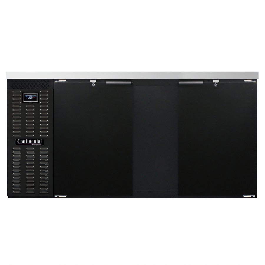 Product image #1 for Continental Refrigerator BB69N 69-Inch Front-Breathing Two-Door Refrigerated Back Bar Cooler