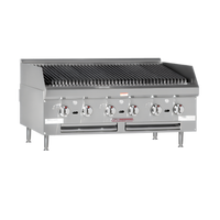 Southbend 48-Inch Gas Countertop Charbroiler with Cast Iron Radiants