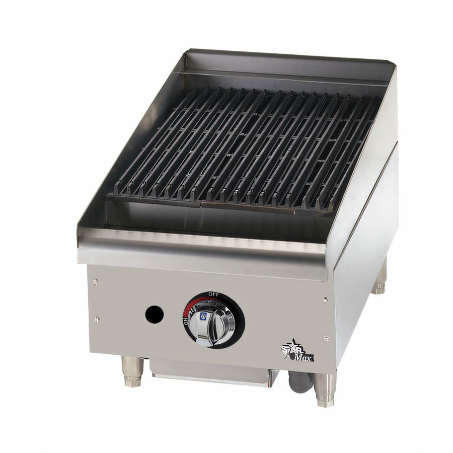Product image #1 for Star-Max 15-Inch Countertop Lava Rock Gas Charbroiler, 40,000 BTU
