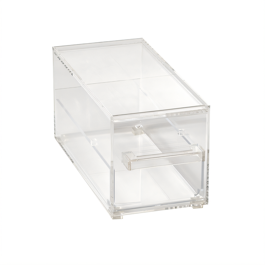 Product image #1 for Vollrath Cubic Acrylic Countertop Display Bin with Drawer, 1/3 Size