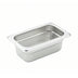 Thumbnail image #1 for Winco 1/9 Size 22-Gauge Solid 18/8 Stainless Steel Anti-Jamming Steam Table Pan, 2-1/2-Inch Deep