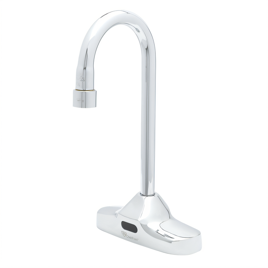 Product image #1 for ChekPoint Electronic Touchless Deck Mount Faucet with 4-Inch Centers and Rigid Gooseneck Spout