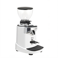 UNIC Ceado E37J On-Demand Espresso Coffee Grinder with 64mm Flat Burrs, White