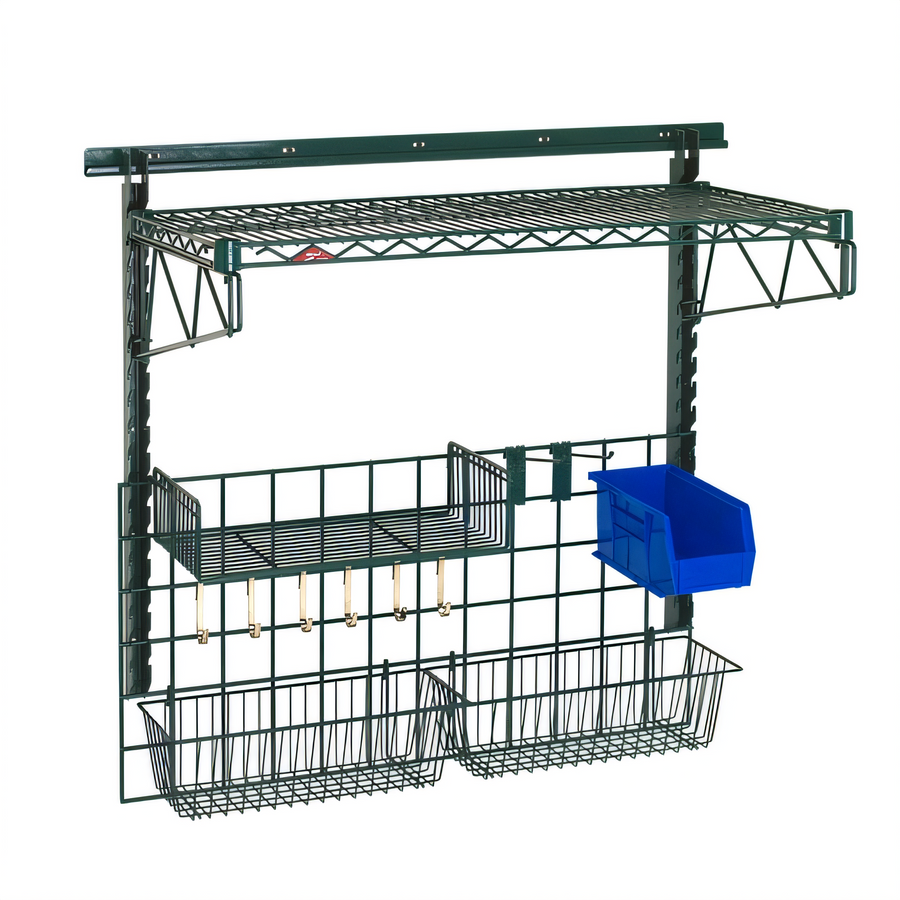 Product image #1 for Metro SmartWall POS Food Prep Task Station Wall Shelving Kit, 40-Inch, 400 lb. Capacity