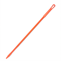 Sparta® 48-Inch Fiberglass Threaded Broom & Mop Handle with Hanging Cap, Orange
