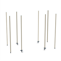 MetroMax Q qwikTRAK Stationary End Unit Kit for High-Density Storage Systems