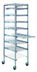 Thumbnail image #1 for Quantum Chrome-Plated Partition Store Starter Unit with Wire Shelves, 19-1/2 x 24 x 75 Inches