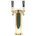 Thumbnail image #1 for Countertop Glycol-Cooled Single-Column Draft Beer Tower with 2 PVD Brass Faucets